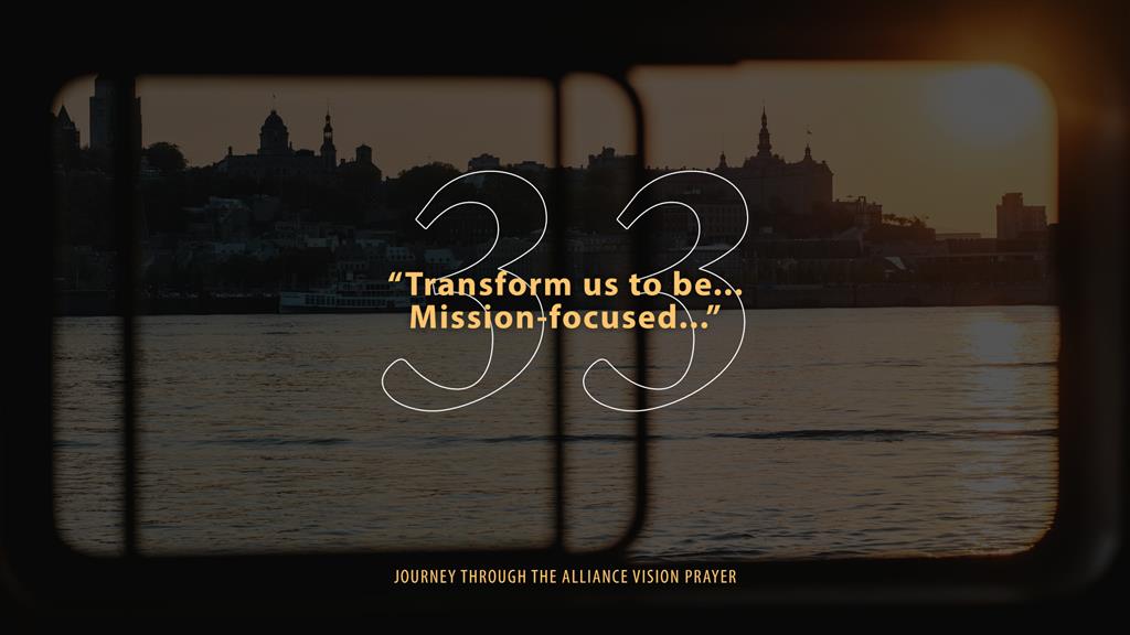 Journey Through The Alliance Vision Prayer 2026 - Day 33