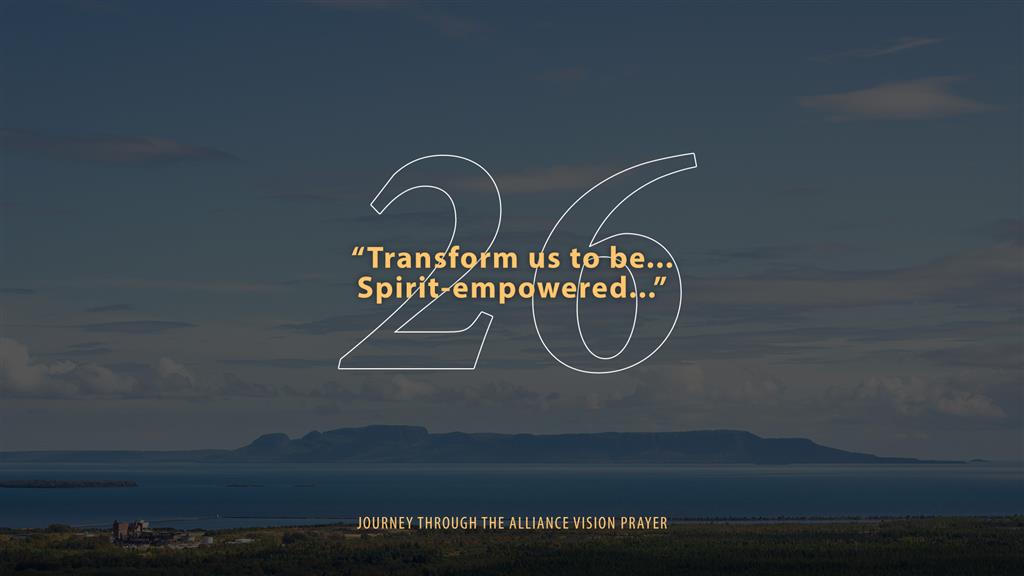 Journey Through The Alliance Vision Prayer 2026 - Day 26