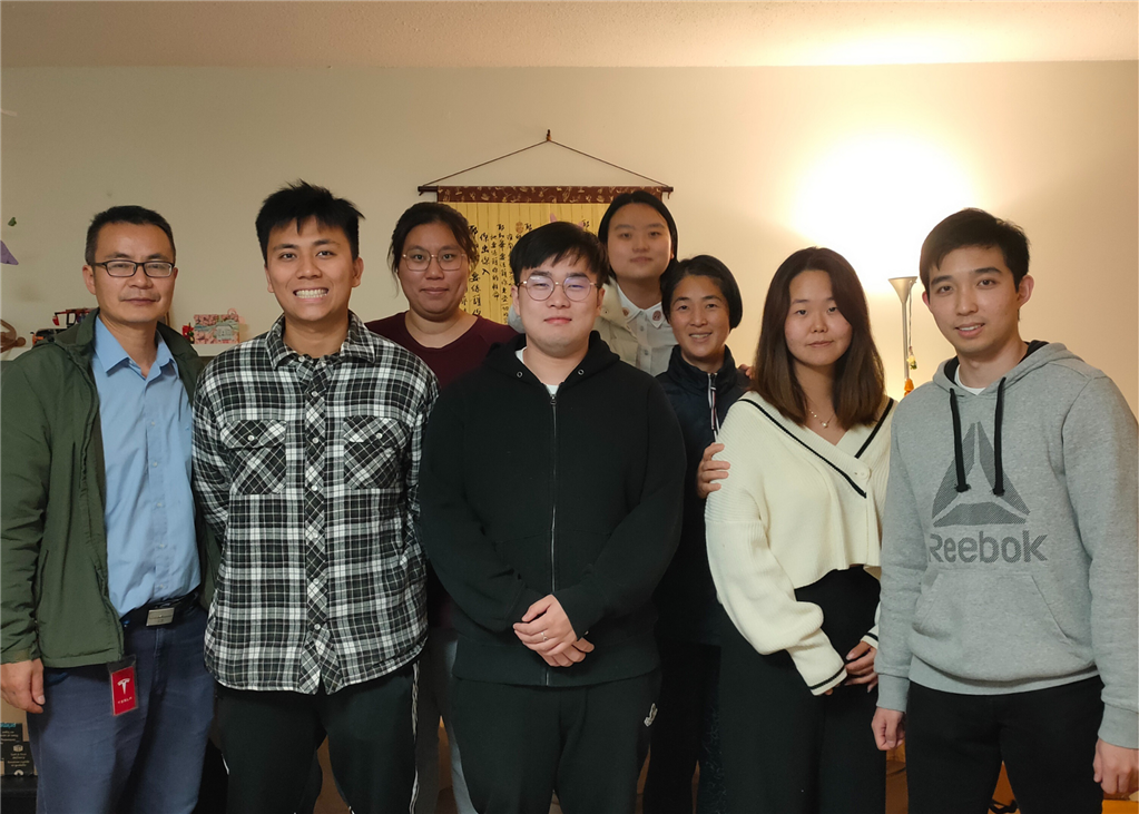 Leaders John and Lucy Liu with their team of young adult core leaders at Face2Face in Scarborough, ON.