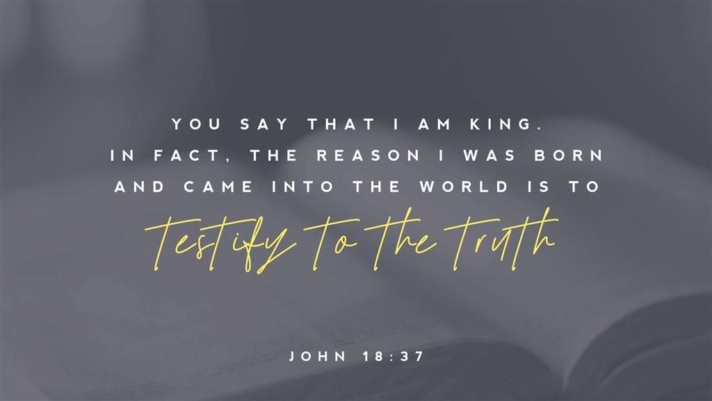 John 18: 28-40
